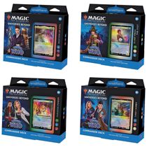 Magic The Gathering Doctor Who Commander, Inclui Todos os 4 Decks para Jogadores de 13 Anos ou Mais