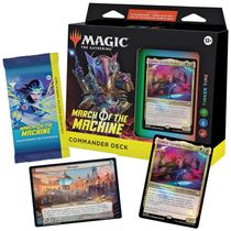 Magic The Gathering Marcha das Máquinas Deck de Commander, Hora de Inventar com 100 Cartas e Acessórios