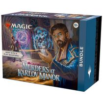 Magic The Gathering Murders at Karlov Manor Pacote com 9 Boosters de Jogo, 30 Cartas de Terreno e Acessórios