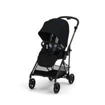 Carrinho de Bebê Ultraleve e Compacto com Assento Confortável e Dobrável com Uma Mão, Cybex Melio 3, Preto