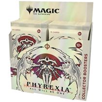 Magic The Gathering Phyrexia Todos Será Um Caixa de Booster de Colecionador com 180 Cartas para Jogadores de 13 Anos ou Mais