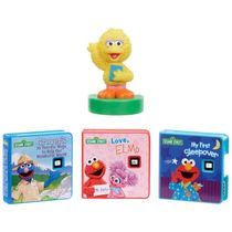 Coleção de Histórias para Máquina dos Sonhos Little Tikes, 1 Personagem e 3 Historias, Big Bird Friends da Vila Sésamo