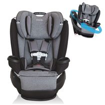 Cadeira de Bebe para Carro com Rotação de 360º e Cresce com Seu Filho, Oferecendo 3 Modos de Uso, para Crianças de 1,8 kg a 54 kg, Evenflo, Cinza