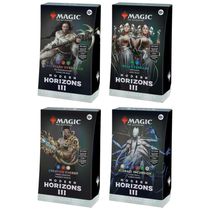 Magic: The Gathering Modern Horizons 3, Decks de Comandante, Inclui Todos os 4 Decks Overdrive do Cemitério, Terreno Tricky, Energia Criativa e