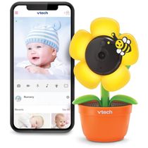 Câmera Wi Fi para Bebês Monitoramento Inteligente com iOS e Android, FullHD 1080p e Capa de Privacidade, e Mais, VTech RM9751