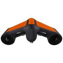 Scooter Subaquática Propulsor de Mergulho com Dupla Hélice e Suporte para Go Pro, G Geneinno, Laranja