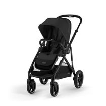 Carrinho de Bebê Duplo Modular com Mais de 20 Configurações e Inclui Cesto de Compras Removível, Cybex Gazelle S, Preto