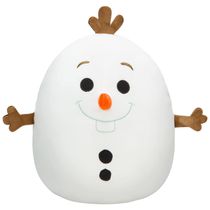 Pelúcia Disney Olaf de 35 cm Colecionável e Super Macio para Crianças, Squishmallows SQK0497, Branco