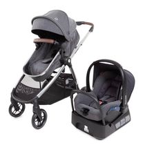 Carrinho com Bebê Conforto Travel System Anna Luxe Trio Twillic Grey Maxi-Cosi