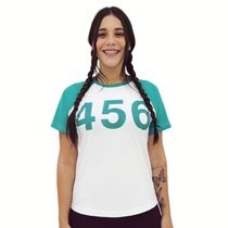 Camiseta Round 6 GI-HUN 456 BRANCO G Piticas