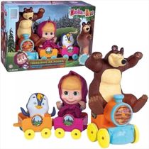 Boneca Masha no Trenzinho 2403 Cotiplás