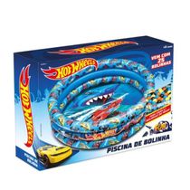 Piscina De Bolinhas Inflável Hot Wheels Com 25 Bolinhas Fun