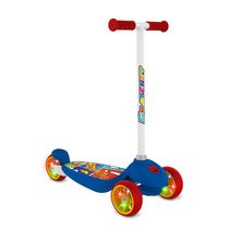 Skatenet Led Kid Iniciante Base Larga Azul Bandeirante