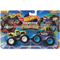 Carrinho HOT Wheels Monster TRUCK Totaled X CRAT Danger Mattel FYJ64