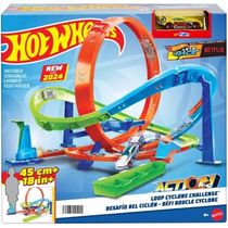 Hot Wheels Pista Action Desafio Extremo do Ciclone Mattel HTK16