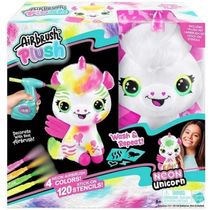 Pelucia Unicornio Neon para Pintar Airbrush FUN F0166-3