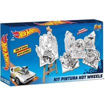 Kit de Pintura HOT Wheels com 6 Telas FUN F0019-2