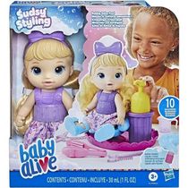 Boneca BABY Alive SUDSY STYLING Loira Habro F5112