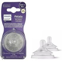 Bico Mamadeira AVENT Petala N3 1M+ 2 Unidades SCY963/02