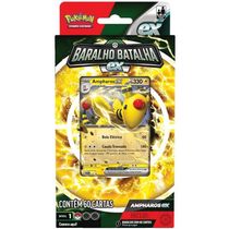 Jogo Pokemon DECK Batalha EX Ampharos Copag 32657