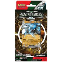 Jogo Pokemon DECK Batalha EX Lucario Copag 32657