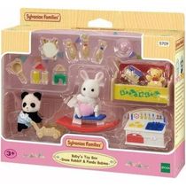 Sylvanian Families Caixa de Brinquedos Bebe Coelho Neve & Bebe Panda