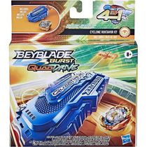 Beyblade BURST Quaddrive Furia Ciclone KIT com Lançador Hasbro F3320