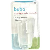 Copo Alimentador Graduado 35ML com 3 Unidades Buba