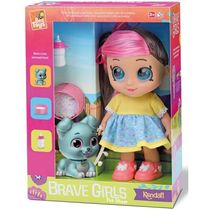 Boneca Brave GIRLS Kendall com PET e Acessorios Bee TOYS 0766