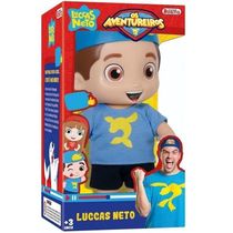 Boneco Aventureiro Azul Luccas Neto Rosita 1240