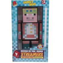 Boneco Streamers Techno Minecraft 35CM