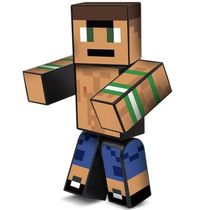 Boneco Minecraft Youtuber Brucutu 25CM Problems Articulado