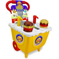 Carrinho de Hamburguer Infantil Amarelo Tilin 472