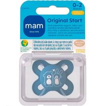 Chupeta Original START 0-2M Borracha Natural MAM Azul