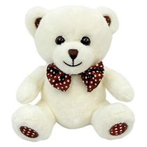 Pelucia BABY URSO 15CM URSO Branco Caa TOYS