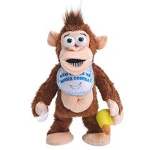 Pelucia com Mecanismo Macaco Maluco 29CM Marrom