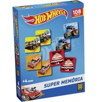 Jogo Supermemoria Hotwheels GROW