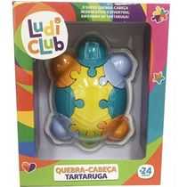 QUEBRA-CABEÇA 3D Tartaruga Educativo Ludi CLUB Azul Usual 519