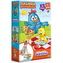 QUEBRA-CABEÇA 28 Peças Grandinho Galinha Pintadinha JAK 2743