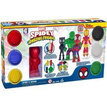 Brinquedo com Massinha Spidey e Amigos Cotiplas 2700