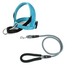 Combo Pet - Peitoral Antipuxão Azul Tam PP e Guia Corda Azul 2,5 x 120cm Mimo - PP288K PP288K