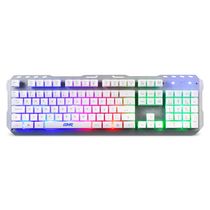 Teclado Base Metálica LED Rainbow GK300 - TC259OUT [Reembalado] TC259OUT