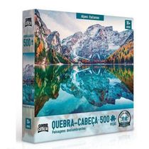 QUEBRA-CABEÇA 500 Peças Paisagens Deslumbrantes ALPES Italianos Game Office 2634