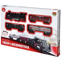 Ferrorama Locomotiva com Som e LUZ a Pilha DM TOYS DMT5374