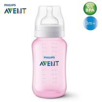 Mamadeira ANTI-COLIC Classica 330ML Rosa Philips AVENT SCY121/11