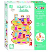 Jogo Educativo Madeira Equilibra Bebes NIG Brinquedos 453