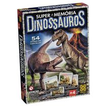 Jogo Super Memória Dinossauros - Grow