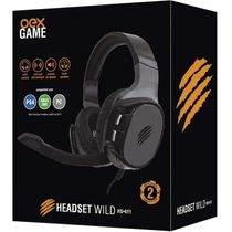 Headset Gamer Multiplataforma WILD OEX Game Preto HS411