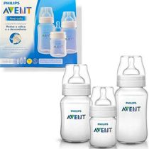 Kit 3 Mamadeiras ANTI-COLIC Classica 125/260/330ML Philips AVENT SCD809/41