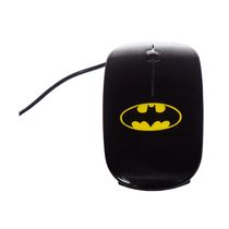 Mouse Plástico Batman DC Preto